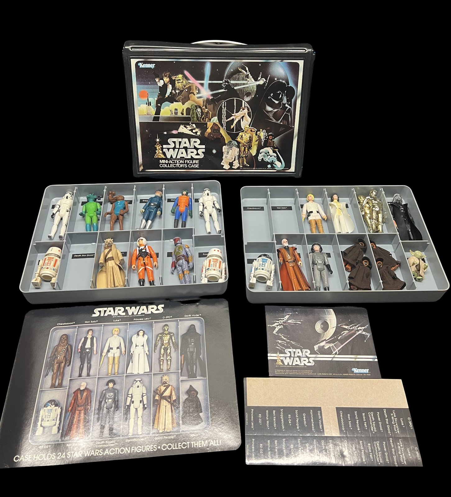 Vintage Kenner Star Wars action figure collector's case