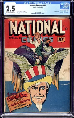 National Comics #41 CGC 2.5 - Uncle Sam cover
