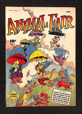 Animal Fair #2 vintage comic book - Fawcett Publications