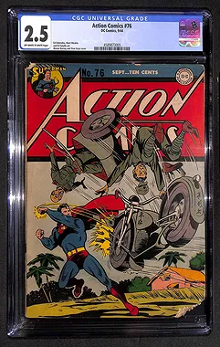 Action Comics #76 CGC 2.5 - Superman DC Comics 1944