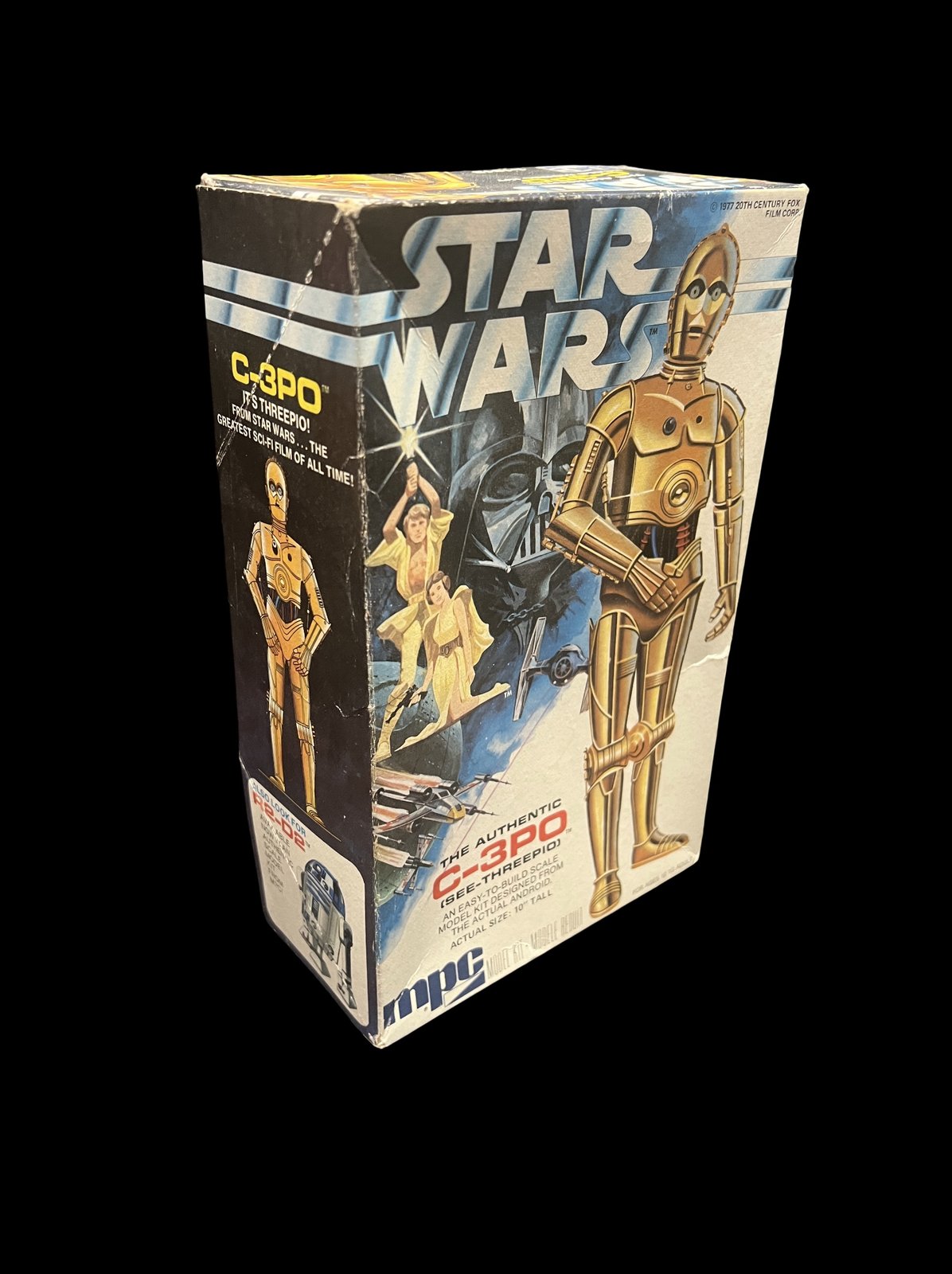 Vintage MPC Star Wars C-3PO model kit in original box