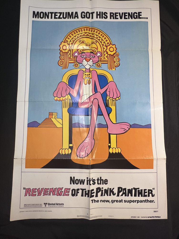 Revenge of the Pink Panther 1978 advance one sheet movie poster, Style B, United Artists