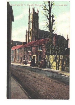 Bardeleben Blackrock Ireland R. C. Church Street Scene Undivided Back Postcar...