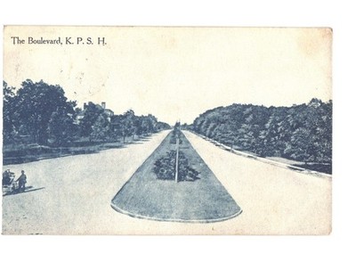 The Boulevard K.P.S.H. Plymouth Massachusetts 1910 Printed Postcard Postmarked